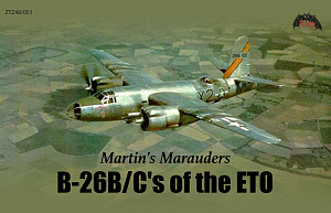 Декаль 1/48 Martin B-26B/C Marauders includes.... (Zotz)