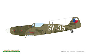 Сборная модель 1/48 Avia S-199 bubble canopy HYBRID edition kit (Eduard kits)