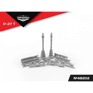 Дополнения из смолы 1/48 Управляемая ракета Р-27 Т (Temp Models)/ МиГ-29, Су-27, Су-33, Су-34, Су-35