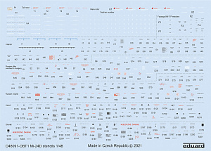Декаль 1/48 Ми-24Д stencils (ZVE)