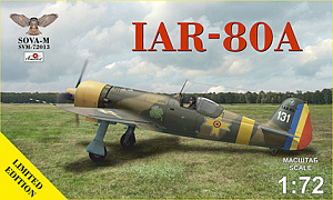 Сборная модель 1/72 IAR-80A (2x camo) Limited Edition (Sova-M)