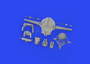 Дополнения из смолы 1/48 Ниша шасси для General-Motors FM-2 (для модели Eduard)