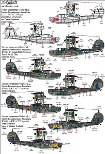 Декаль 1/48 Supermarine Walrus Mk.I Collection. (8) (Xtradecal)