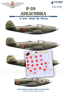 Декаль 1/72 Р-39 in the Fleet Air Force (Colibri Decals)
