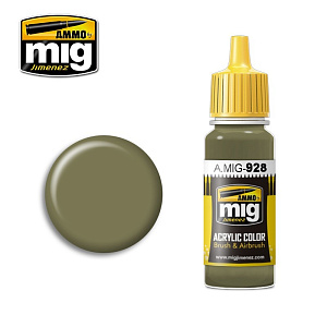 Краска акриловая OLIVE DRAB HIGH LIGHTS (Оливковый очень светлый) (Ammo Mig) (17ml)