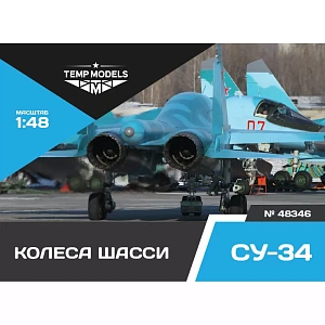 Дополнения из смолы 1/48 Колеса шасси СУ-34 (Temp Models)