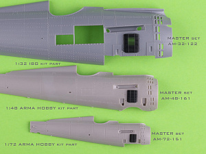 Дополнения из латуни 1/72 PZL P11c - масляный радиатор
