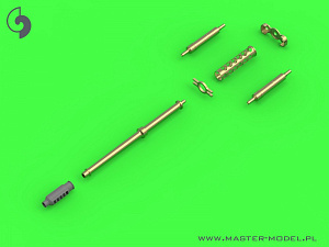 Дополнения из латуни 1/35 AH-64 Apache M230 Chain Gun barrel, Pitot & tail antenna