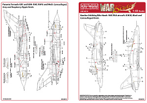 Декаль 1/48 Hawker Siddeley/BAe Hawk- RAF/FAA aircraft (Kits-World)