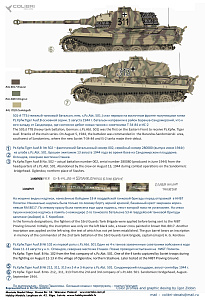 Декаль 1/72 PzKpfwg. VI Ausf.B Tiger II (s. Pz. Abt 501 - Sandomiertz) (Colibri Decals)