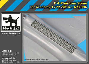 Дополнения из смолы 1/72 McDonnell F-4J Phantom spine (Academy kits)