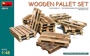 Основание для диорам 1/48 Wooden Pallet Set (MiniArt)