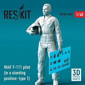 Дополнения из смолы 1/48 RAAF General-Dynamics F-111 pilot (in a standing position- type 1) (ResKit)