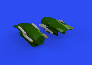 Дополнения из смолы 1/48 Выхлопные патрубки Messerschmitt Bf-110G-4 (для модели Eduard)