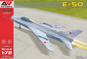 Сборная модель 1/72 Е-50 - экспериментальный истребитель-перехватчик (A & A Models)