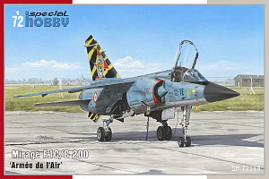 Сборная модель 1/72 Mirage F.1C/C-200 'Armée de l'Air' (4x camo) (Special Hobby)