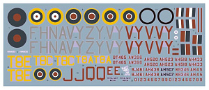 Декаль 1/72 Douglas Boston/Havoc Night Fighters (DK Decals)