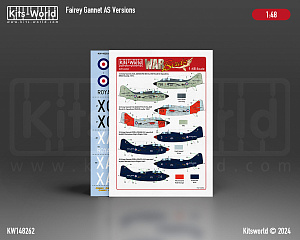 Декаль 1/48 Fairey Gannet AS.1/AS.4/AS.6/T.5/COD.4 (Kits-World)