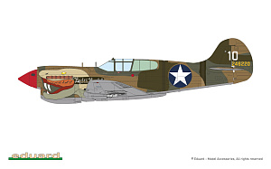 Сборная модель 1/48 Curtiss P-40K Warhawk DUAL COMBO (Eduard kits)
