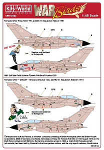 Декаль 1/48 Desert Storm Panavia Tornado GR.1B ''Foxy Killer' (Kits-World)