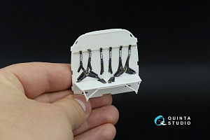 3D Декаль интерьера кабины Lynx Mk8 (Revell)