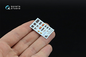 3D Декаль интерьера кабины Советский/Российский палубный тягач, модель 3913 (RFM) (с 3D-печатными де