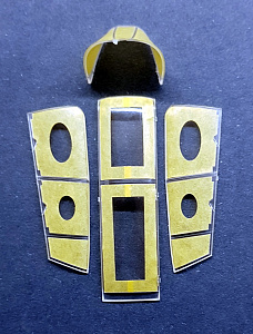 North-American/Rockwell OV-10D Bronco US NAVY canopy frame paint mask (inside and outside)(ICM kits)