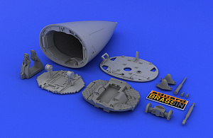 Дополнения из смолы 1/48 General-Dynamics F-16 radar late (для модели Tamiya)