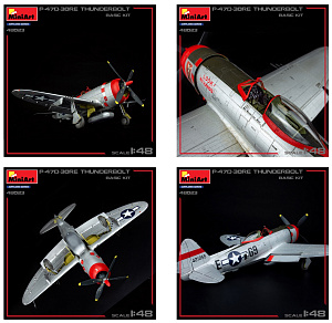 Сборная модель 1/48 P-47D-30RE Thunderbolt (BASIC KIT) (MiniArt)