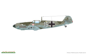 Сборная модель 1/48 ADLERANGRIFF (DOUBLE kit) Messerschmitt Bf-109E (Eduard kits)