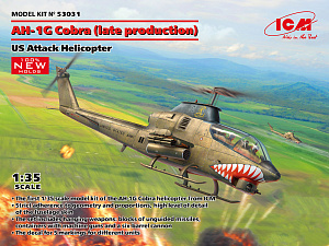 Сборная модель 1/35 Bell AH-1G Cobra (ICM)