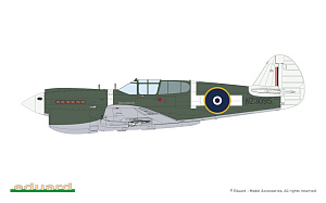 Сборная модель 1/48 PACIFIC STAR Curtiss P-40E Warhawk DUAL COMBO (Eduard kits)