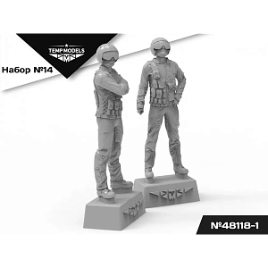 Дополнения из смолы 1/48 Пилоты ВКС РФ (СВО).ПСО НАЗ-ИР НАБОР №14-1 (Temp Models)