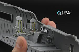 3D Декаль интерьера кабины B-24D/B-24J Liberator: отсек пилотов (Hobby Boss)