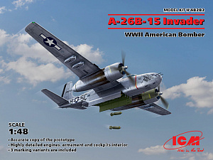 Сборная модель 1/48 A-26B-15 Invader American WWII Bomber (ICM)