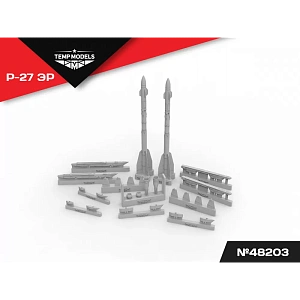 Дополнения из смолы 1/48 Управляемая ракета Р-27 ЭР (Temp Models)