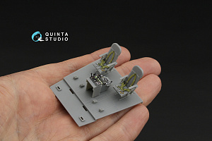 3D Декаль интерьера кабины B-24D/B-24J Liberator: отсек пилотов (Hobby Boss)