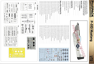 Сборная модель 1/72 North-American P-51D Mustang The ProfiPACK edition (Eduard kits)