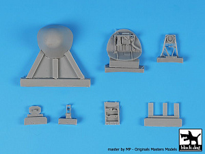 Дополнения из смолы 1/72 Lockheed C-130H Hercules radar+front door (для модели Zvezda)