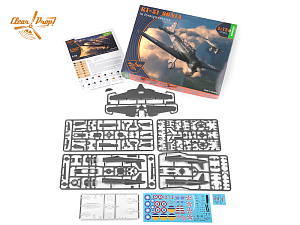 Сборная модель 1/72 Mitsubishi Ki-51 'Sonia' "in foreign service" Starter kit (Clear Prop)