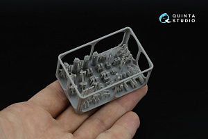 3D Декаль интерьера кабины Коминтерн, артиллерийский тягач (Trumpeter) (с 3D-печатными деталями)
