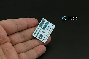 3D Декаль интерьера кабины МиГ-21БИС Поздний (с системой Полет-ОИ) (Eduard) (с 3D-печатными деталями