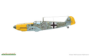 Сборная модель 1/48 ADLERANGRIFF (DOUBLE kit) Messerschmitt Bf-109E (Eduard kits)