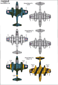 Декаль 1/48 Gloster Meteor F.8 Collection Pt 2 (7) (Xtradecal)