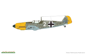 Сборная модель 1/48 ADLERANGRIFF (DOUBLE kit) Messerschmitt Bf-109E (Eduard kits)