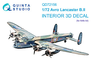 3D Декаль интерьера кабины Avro Lancaster B.II (Airfix)