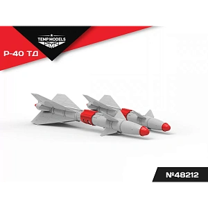 Дополнения из смолы 1/48 Управляемая ракета Р-40 ТД (Temp Models)/ МиГ-25, МиГ-31