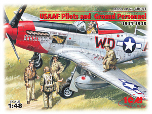 Дополнения из смолы 1/48 USAAF Pilots and Ground Personnel (ICM)