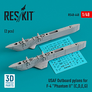 Дополнения из смолы 1/48 USAF Outboard pylons for McDonnell F-4 Phantom II (ResKit)