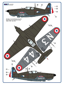 Декаль 1/72 Curtiss H75A-1 Hawk & Morane-Saulnier MS-406C.I (AML)